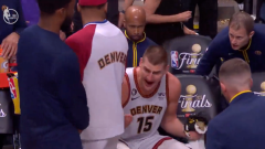 Nikola Jokic was noticeably upset and uncharacteristically fired up throughout a Game 5 timeout