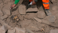 Archaeologists unearth ancient mummy surrounded by coca leaves in Peru
