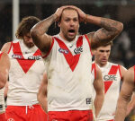 Lance Franklin’s MCG goodbye ends in catastrophe as Sydney fall to Richmond