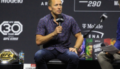 Georges St-Pierre not judgment out Khabib Nurmagomedov as challenger for grappling match