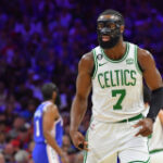 Why have the Boston Celtics and Jaylen Brown not completed getting his supermax extension done yet?