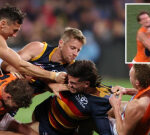 Adelaide weapon Josh Rachele in hot water for off-the-ball strike in Crows’ loss to GWS