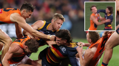 Adelaide weapon Josh Rachele in hot water for off-the-ball strike in Crows’ loss to GWS