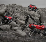 Group of legged robotics to checkout difficult lunar surfaceareas