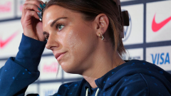 USWNT’s Alex Morgan not putting much stock in her missedouton charge kick at World Cup