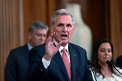 Kevin McCarthy makes apples to oranges contrasts in action about Trump charges