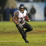 Set of previous NFL RBs participatein Ravens’ training camp practice on Thursday