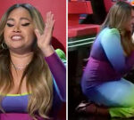 The Voice judge Jess Mauboy breaks down in tears over body image discomfort