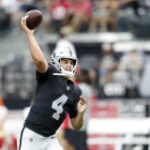 Raiders Rookie QB Aidan O’Connell continues strong case to back up Jimmy Garoppolo