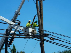 Electrical wire, poles in requirement of replacement on Maui were little match for winds