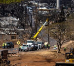 Bare electrical wire, leaning poles possible cause of fatal Maui wildfires