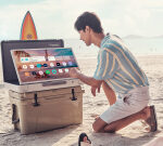 LG believes you desire to take a luggage screen to the beach