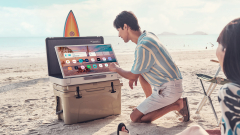 LG believes you desire to take a luggage screen to the beach