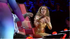 The Voice participant in tears as judges Guy Sebastian, Jason Derulo and Rita Ora take goal at Jess Mauboy