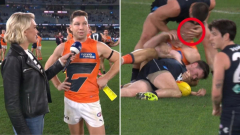 Toby Greene strikes out with subtle message after possible eye-gouge minute with Jacob Weitering