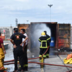 Chemical fire at Laem Chabang port, employees left