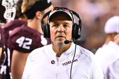‘We had time to toss the football. The maturity up front is revealing.’ Jimbo Fisher shows on the Aggies 52-10 opening season win