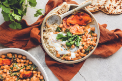 Chickpea & Spinach Curry