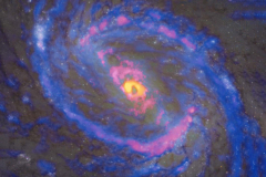 Supermassive black holes have a considerable effect on galactic chemistry