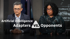 AI adapters vs. challengers: Debating the future of work