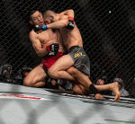 UFC totallyfree battle: Khamzat Chimaev runs through Li Jingliang, gets first-round submission win