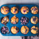 Vegan Blueberry & Oat Muffins