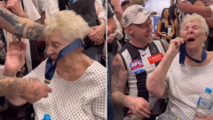 Jordan De Goey devotes AFL premiership medal to his terminally ill granny