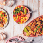 Grilled Lime Prawns with Pineapple Salsa