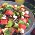 Watermelon & Strawberry Salad