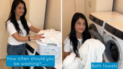 How frequently must you wash your towels? Professional organiser’s response stuns