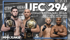 UFC 294: How to watch Islam Makhachev vs. Alexander Volkanovski title fight rematch, start time, Abu Dhabi fight card, odds, more