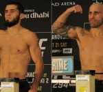UFC 294 video: Islam Makhachev, Alexander Volkanovski make weight for light-weight title rematch
