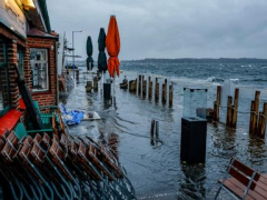 Gale-force winds and floods strike northern Europe. At least 3 individuals eliminated in the UK