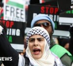 Gaza demonstration in London sees thousands call for battle to stop