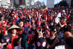 The Spider-Verse swings into Argentina in an effort to break a world record
