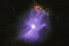 NASA X-ray Telescopes reveal the magnetic field “bones” of a cosmic hand