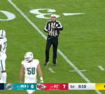 Referee for Dolphins-Chiefs in Frankfurt revealed a charge in German and the home crowd enjoyed it