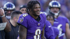 Mic’d-up Lamar Jackson got extremely thrilled for his Ravens colleagues on sideline throughout Seahawks thrashing