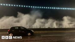Storm Ciarán: Violent winds lash southern England and Channel Islands