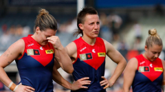Melbourne in shock after losing to Geelong in an AFLW semi-final stunner