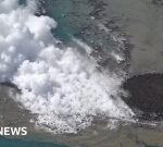 Japan volcano: Plumes of smoke as brand-new island emerges after eruption