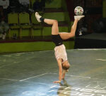 Going head to head (and foot to foot) in world freestyle football champion