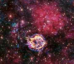 An bewitching, brand-new ground-based view of a supernova residue