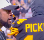 Mike Tomlin appeared to provide George Pickens a difficult love speech on the sideline duetothefactthat of his bad effort
