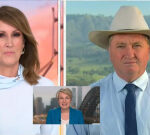 Sunrise host Nat Barr clashes with Nationals MP Barnaby Joyce over release of Melbourne terrorist Abdul Nacer Benbrika