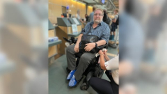 Traveler in wheelchair states he was left with septic injury after being eliminated from flight on food trolley