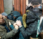 Serbian cops tear gas election protesters attempting to gointo capital’s city hall