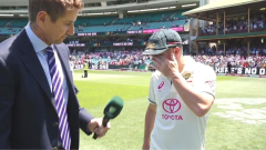 David Warner ends last on-field interview in tears after bowing out versus Pakistan at the SCG