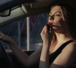 Is it prohibited to do your makeup when driving?
