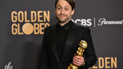 Kieran Culkin has a 2-word NSFW giant for Pedro Pascal on phase after Golden Globes win